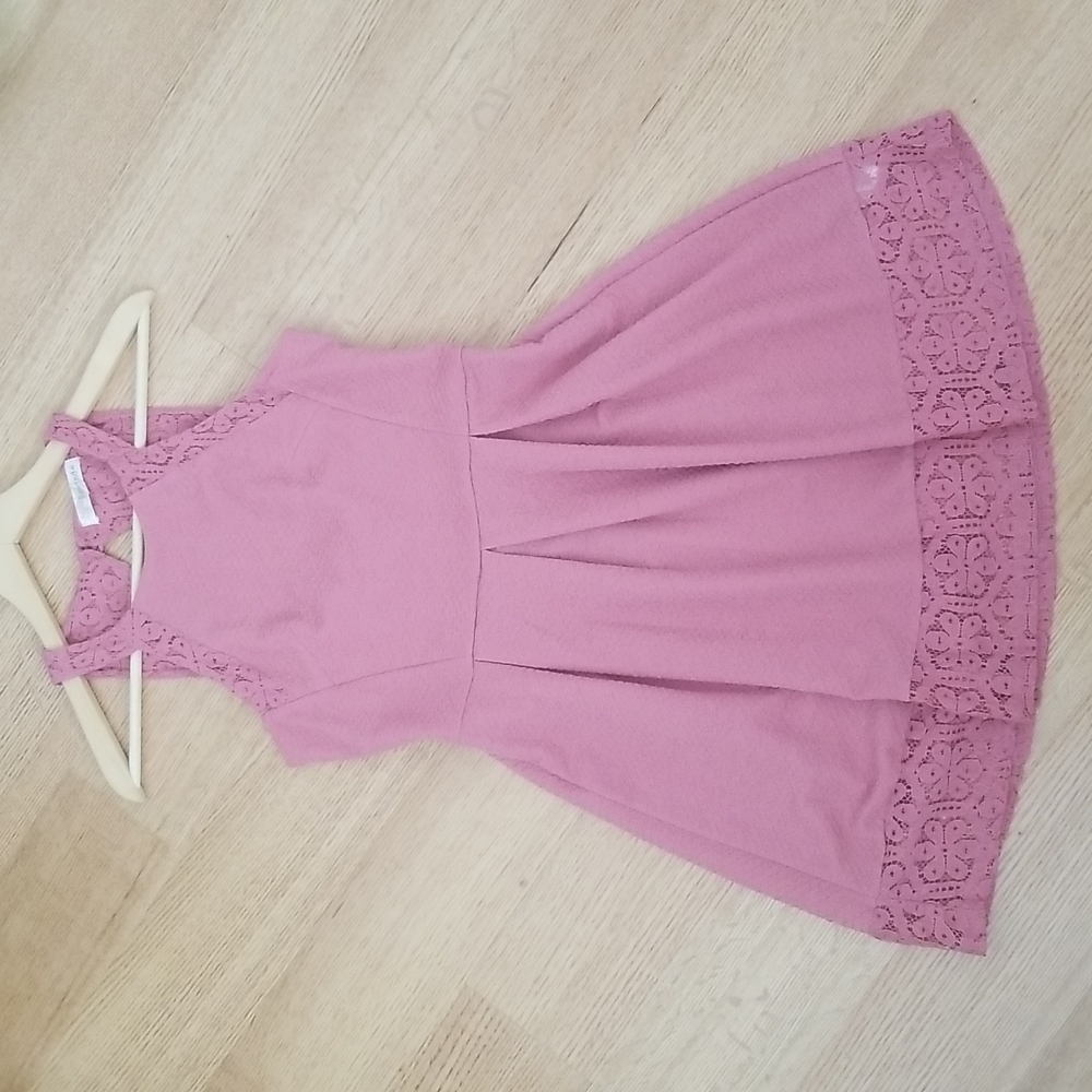Dusty Rose Pink Colored Dress
